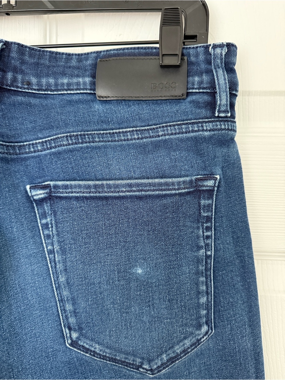 Hugo Boss CANDIANI Denim Straight Jeans in Dark Blue 32/32 - Picture 5 of 16